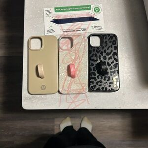 Loopy Case iPhone 14 - Tan and Black Leopard